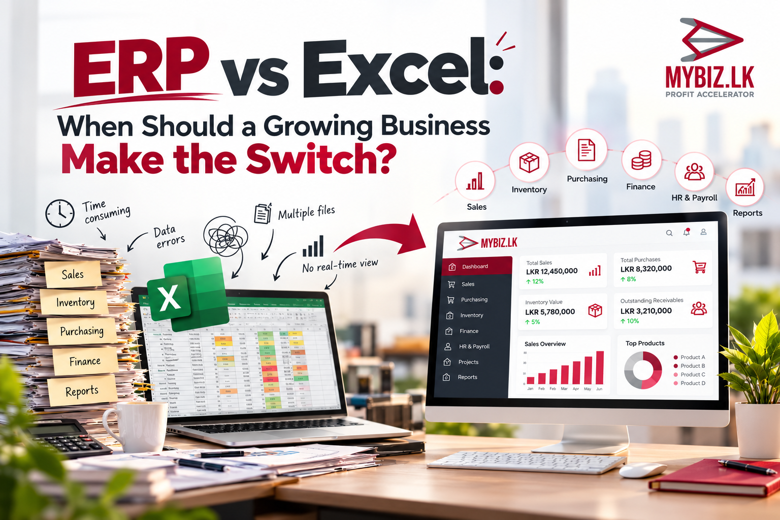 ERP vs Excel: When Should a Growing Business Make the Switch?